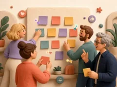 Real-time collaboration illustration